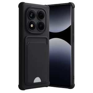 Xiaomi Redmi Note 14 Pro Plus Kelvin Kartvizitli Silikon - Siyah