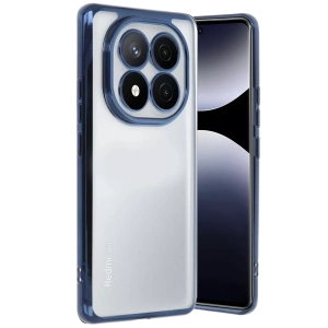Xiaomi Redmi Note 14 Pro Plus Kılıf Lensli Silikon - Lacivert