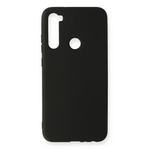 Xiaomi Redmi Note 8 Kılıf Nano içi Kadife Silikon - Siyah