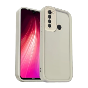 Xiaomi Redmi Note 8 Kılıf Viera Silikon - Krem