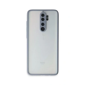 Xiaomi Redmi Note 8 Pro Kılıf Montreal Silikon Kapak - Gri