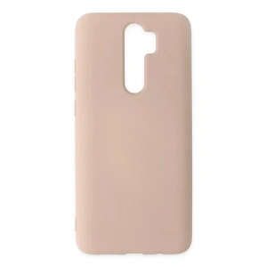 Xiaomi Redmi Note 8 Pro Kılıf Nano içi Kadife Silikon - Pudra