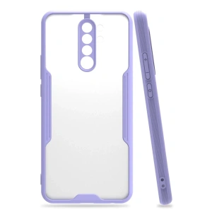 Xiaomi Redmi Note 8 Pro Kılıf Platin Silikon - Lila