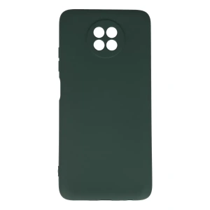 Xiaomi Redmi Note 9 5G Kılıf Nano içi Kadife Silikon - Koyu Yeşil