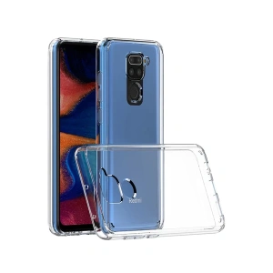 Xiaomi Redmi Note 9 Kılıf Lüx Şeffaf Silikon - Şeffaf