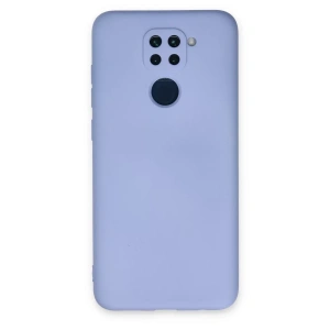 Xiaomi Redmi Note 9 Kılıf Nano içi Kadife Silikon - Lila