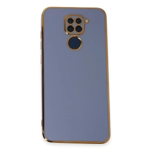 Xiaomi Redmi Note 9 Kılıf Volet Silikon - Mavi