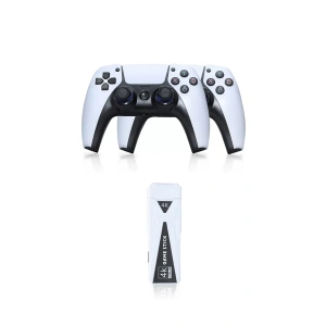 Y5 64GB Android Dual Pad 4K Game Stick - Beyaz