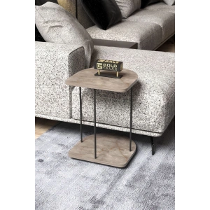 Yan Sehpa Tekerlekli Servis Sehpası Hnd Oval Gordion