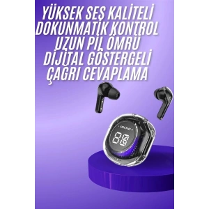 Yeni Nesil Bluetooth Kulaklık Dijital Göstergeli  Dokunmatik 5.3 Kablosuz
