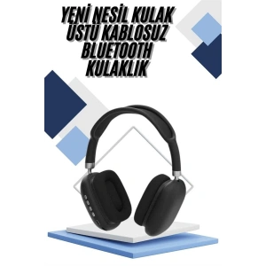 Yeni Nesil Bluetooth Kulaklık Kulak Üstü ANC Özelliği Yüksek Ses Kaliteli