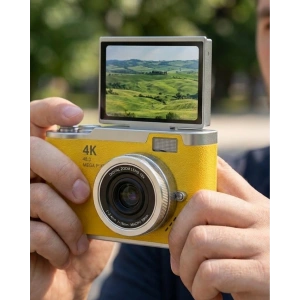 Yeni Nesil Dijital Kamera 48 MP 4K Video Zoomlu Selfie ve Vlog Kamera