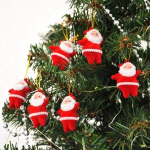Yılbaşı Ağaç Süsü Noel Baba 6lı