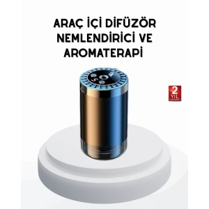 Yıldız Projeksiyonlu Araç İçi Hava Nemlendirici ve Difüzör