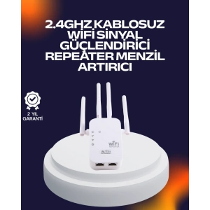 Yüksek Hızlı Parazit Önleyici WiFi Repeater Router