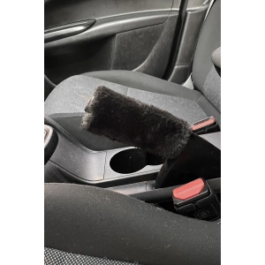 Yumuşak Peluş El Freni Süsü Siyah