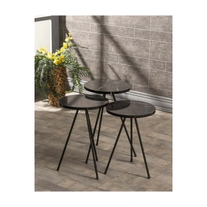Zigon Sehpa 3 Lü Metal Ayak