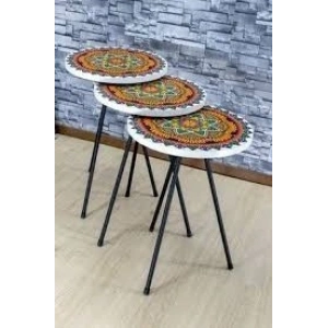 Zigon Sehpa Metal Ayak 2088 Desenli