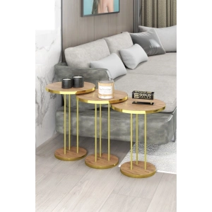 Zigon Sehpa Terra Gold Ceviz