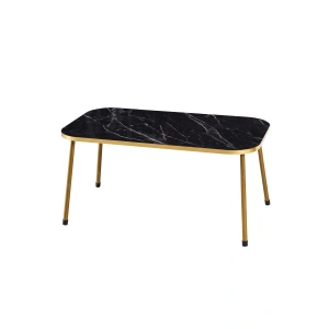 Zigon Sehpa Ve Orta Sehpa Kombin Set Altın Bendir 3201