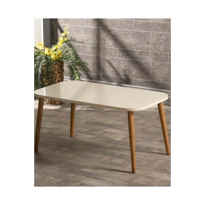 Zigon Sehpa Ve Orta Sehpa Kr Torna Krem Set 3008