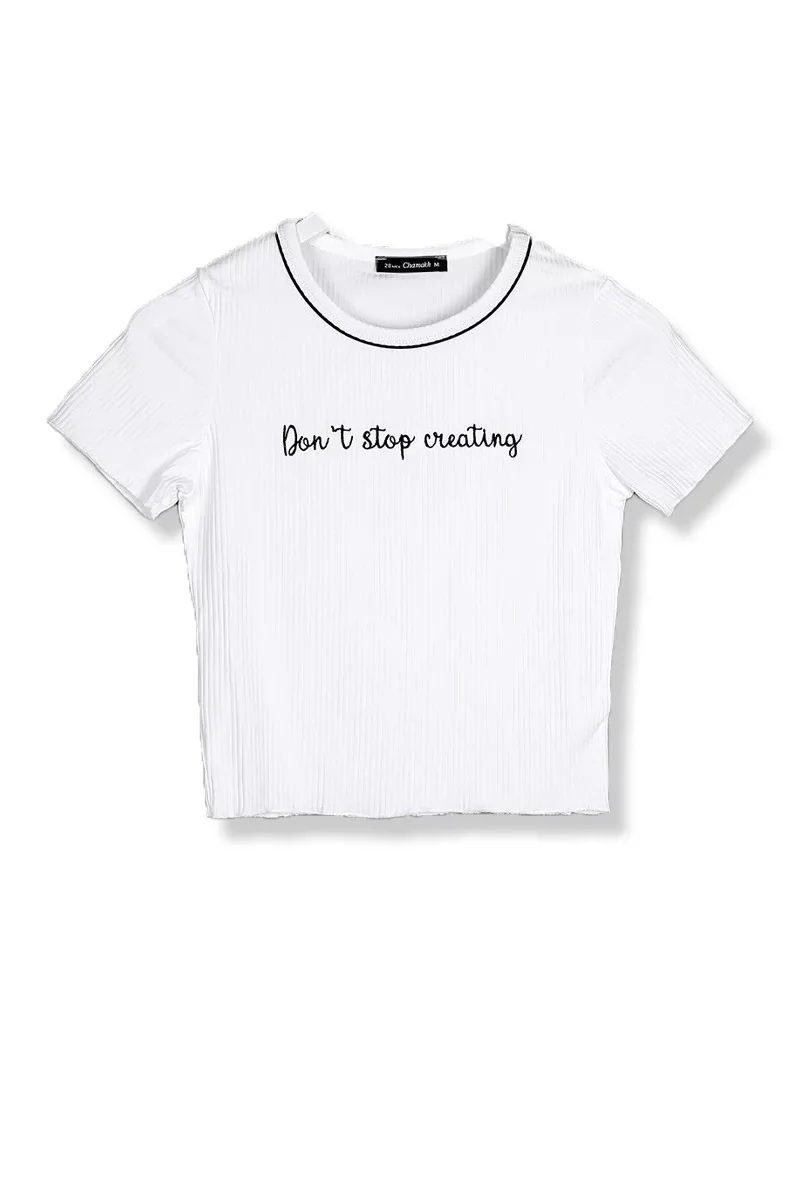 Beyaz Dont Stop Crop