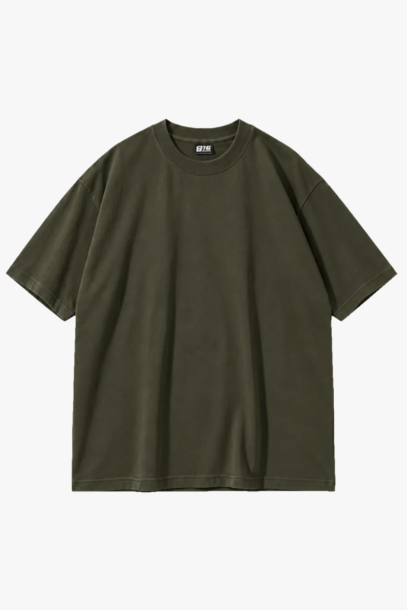816 Design Haki Basic Premium Oversize Tshirt