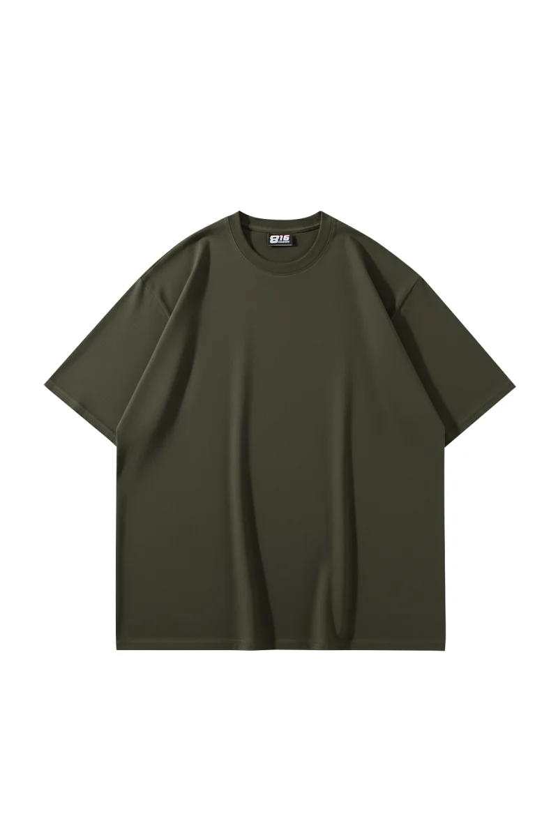 816 Design Haki Basic Premium Oversize Tshirt