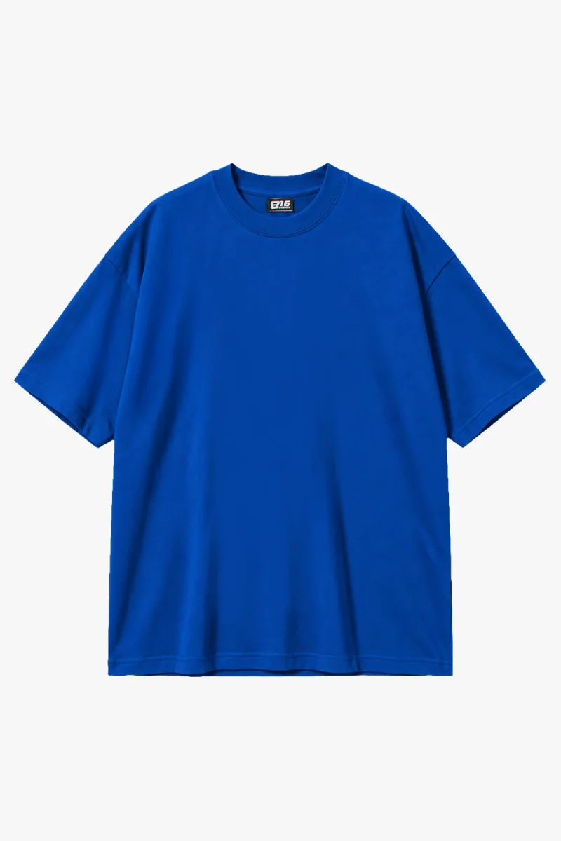 816 Design Mavi Basic Premium Oversize Tshirt