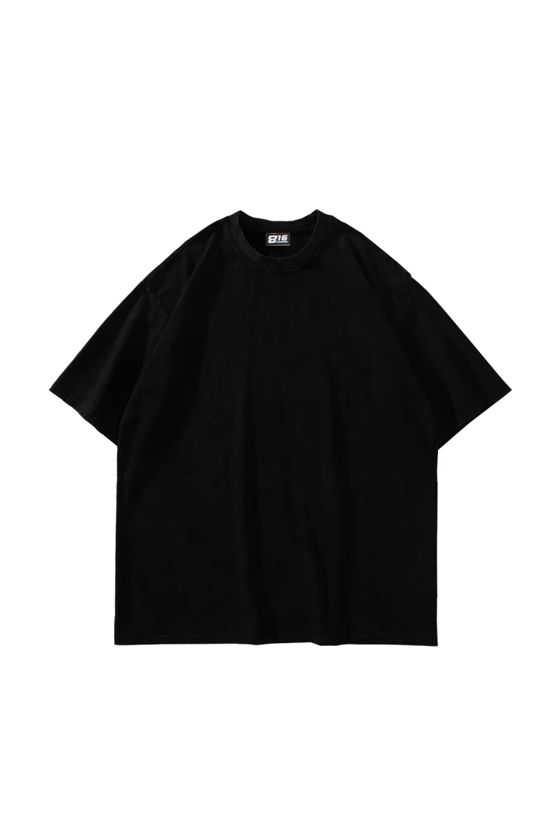 Özel Tasarım 816 Design Siyah Basic Premium Oversize Tshirt