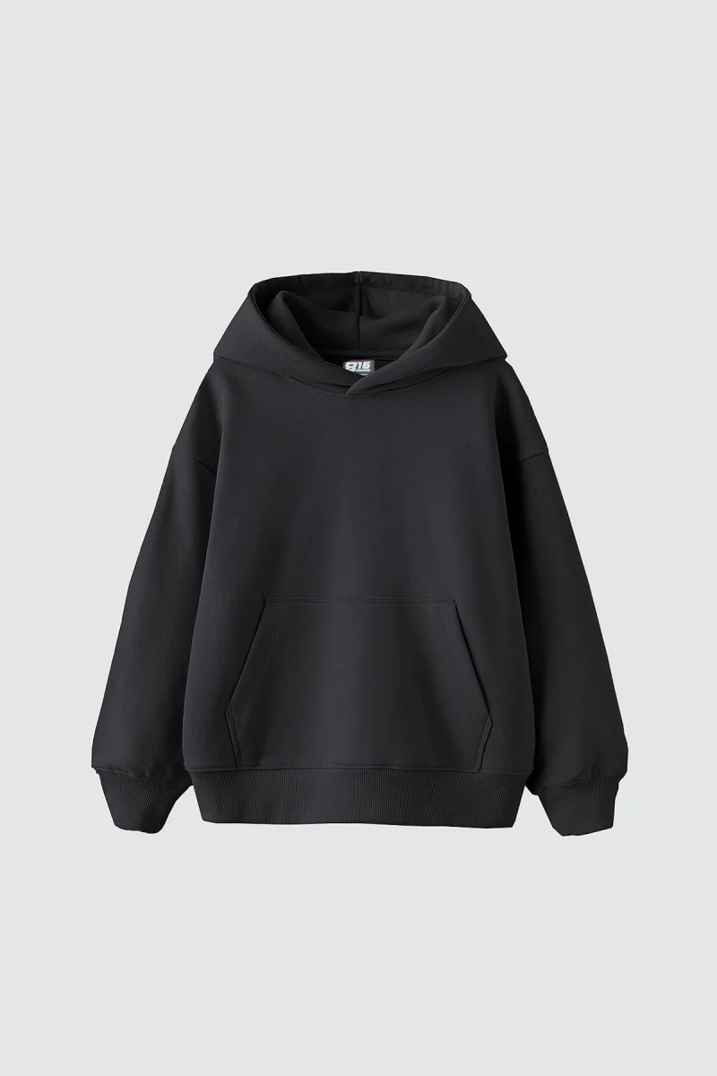 Basic Oversize Unisex Füme Hoodie