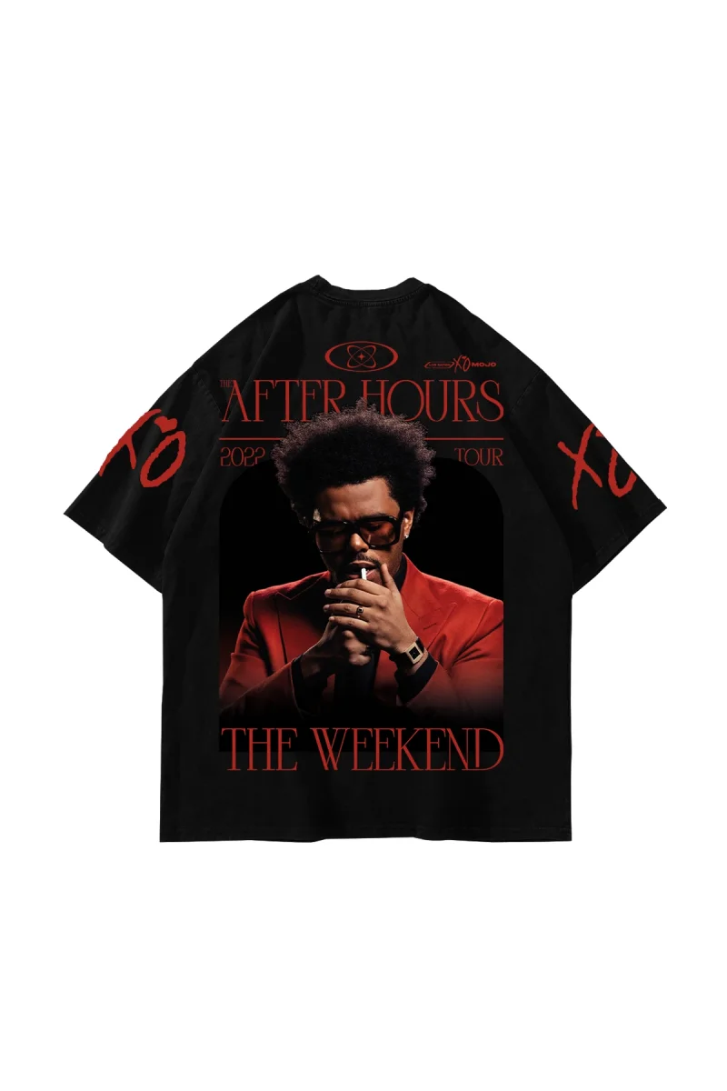 The Weeknd After Hours Siyah Oversize Tişört