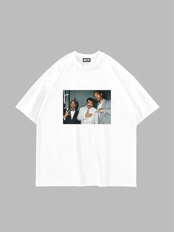 Old but Gold Baskılı Oversize Unisex Beyaz Tshirt