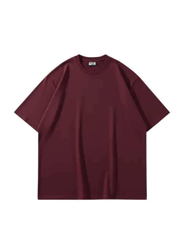 816 Design Bordo Basic Premium Oversize Tshirt