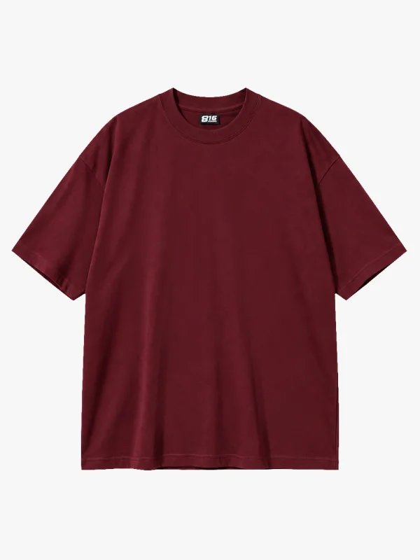 816 Design Bordo Basic Premium Oversize Tshirt