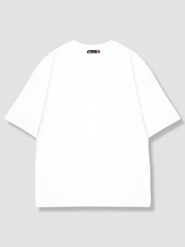 Beyaz Basic Oversize Unisex Tshirt