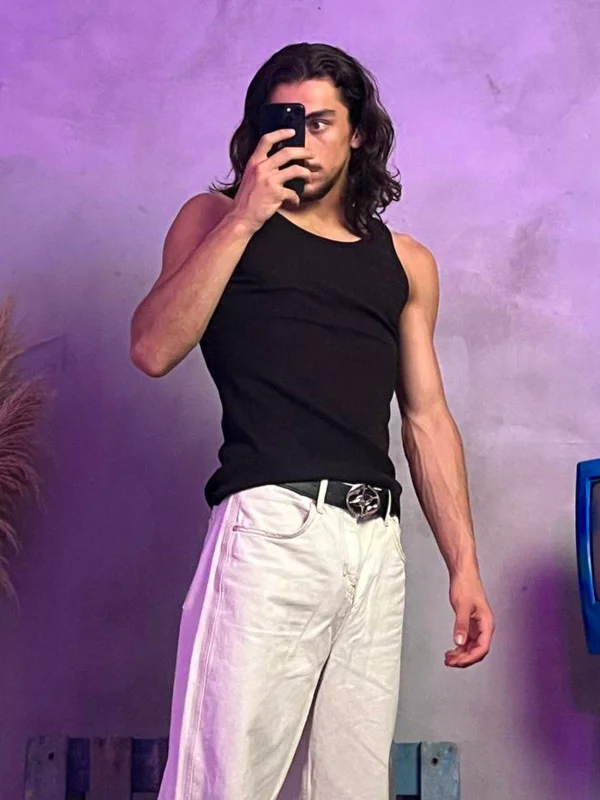 Sırt Detaylı Tank Top Siyah Atlet