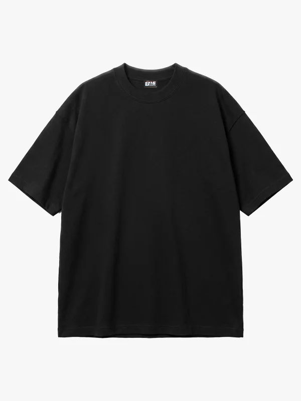 Siyah Basic Oversize Unisex Tshirt