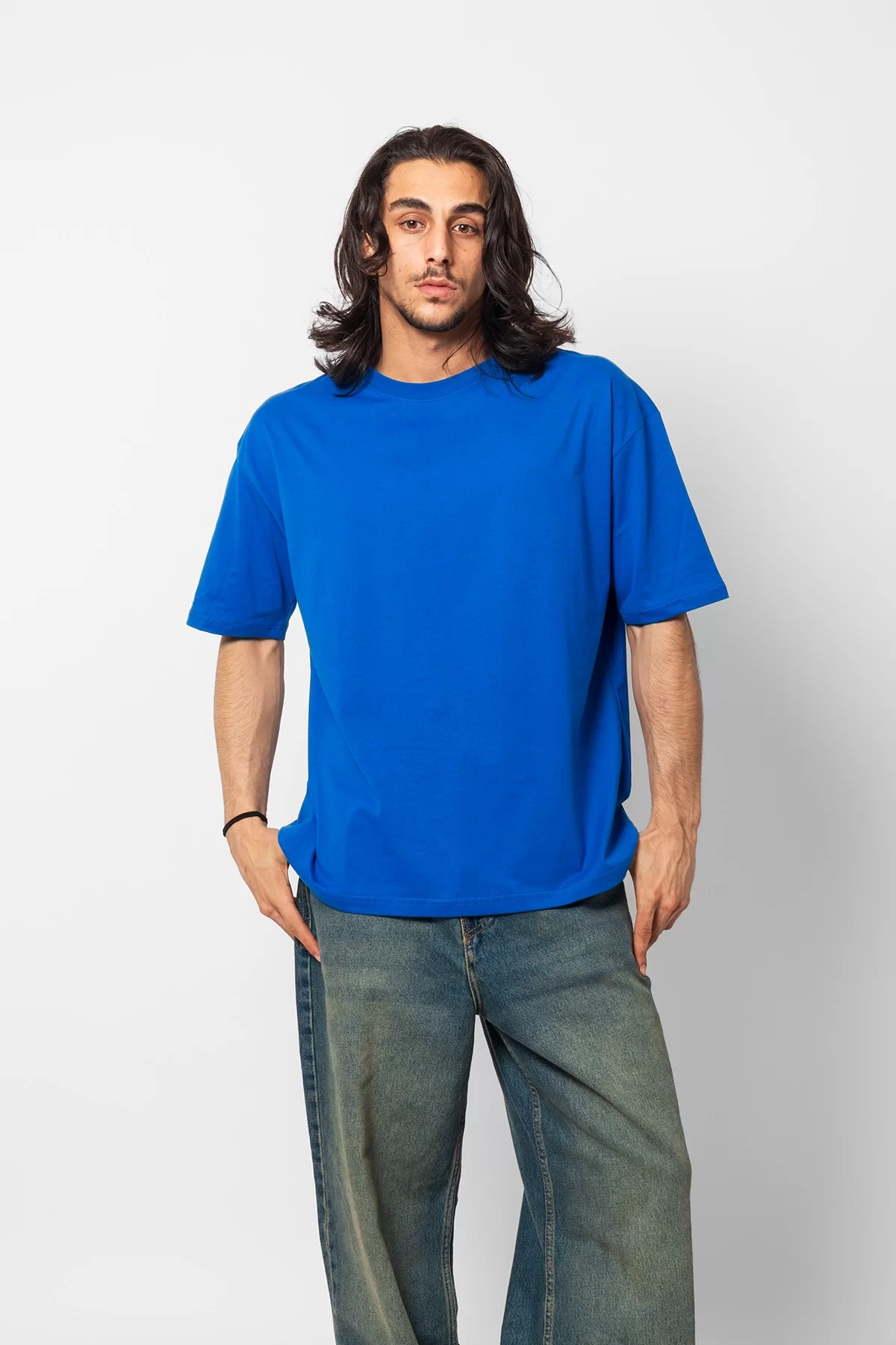 816 Design Mavi Basic Premium Oversize Tshirt