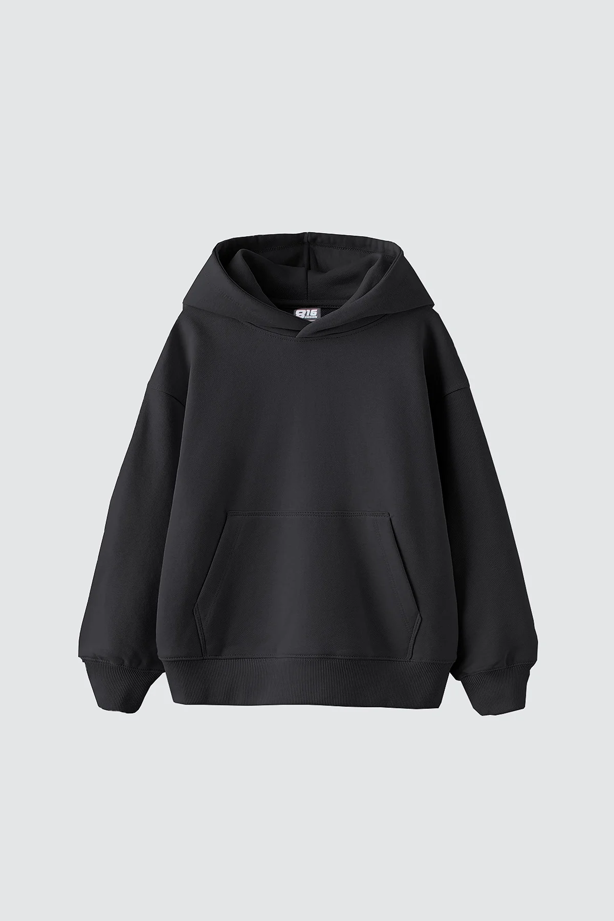 Basic Oversize Unisex Füme Hoodie