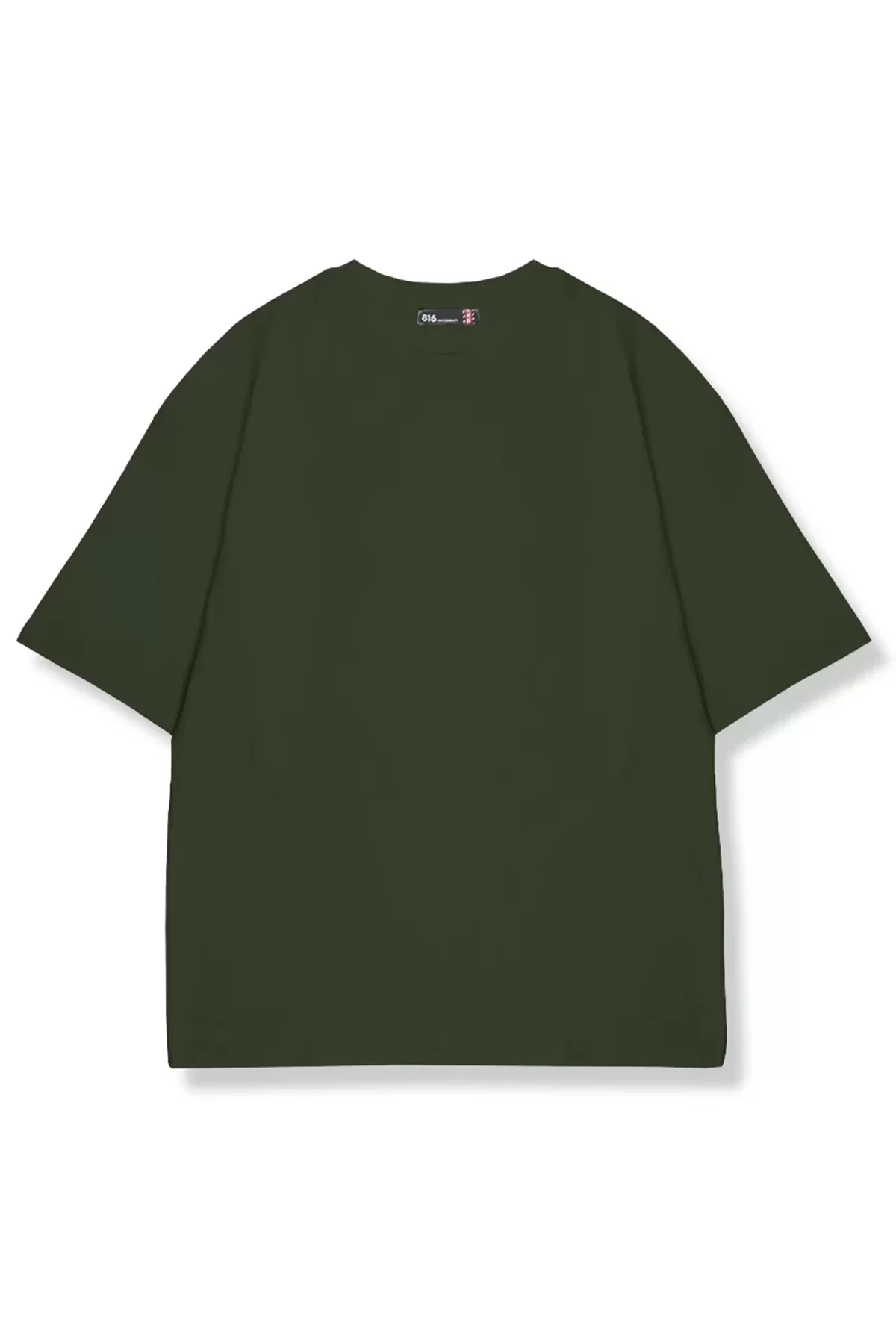 Haki Basic Oversize Unisex Tshirt