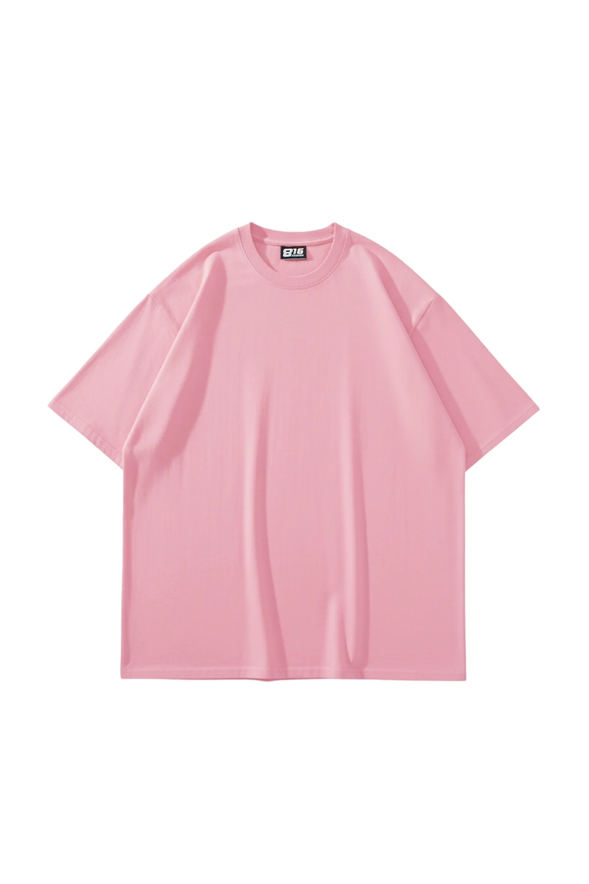 Basic Pembe Oversize Unisex Tshirt