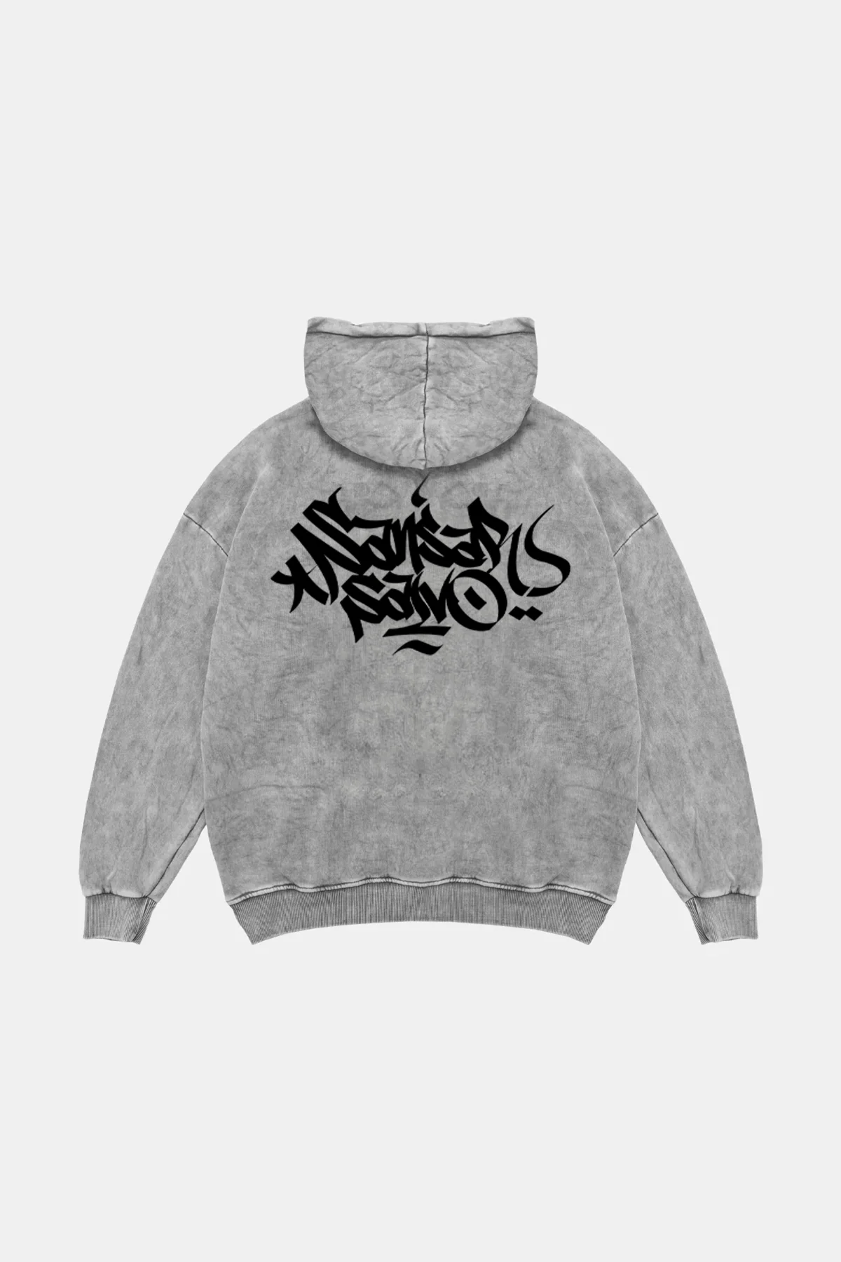 Sansar Salvo Oversize Unisex Yıkamalı Beyaz Hoodie