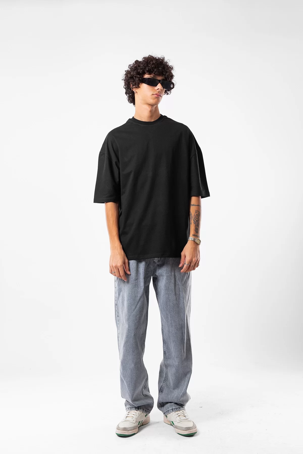 Siyah Basic Oversize Unisex Tshirt