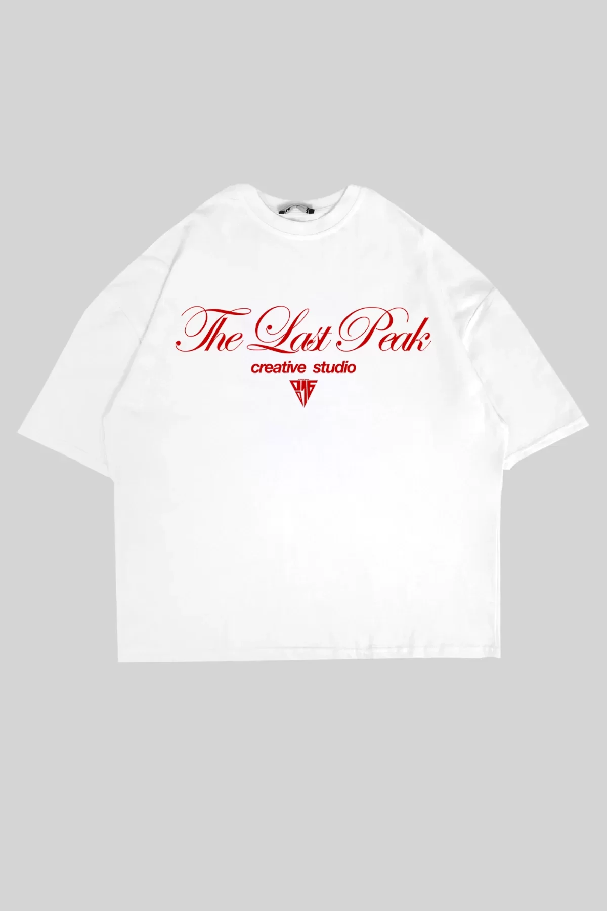 The Last Peak Baskılı Beyaz Oversize Unisex Tshirt
