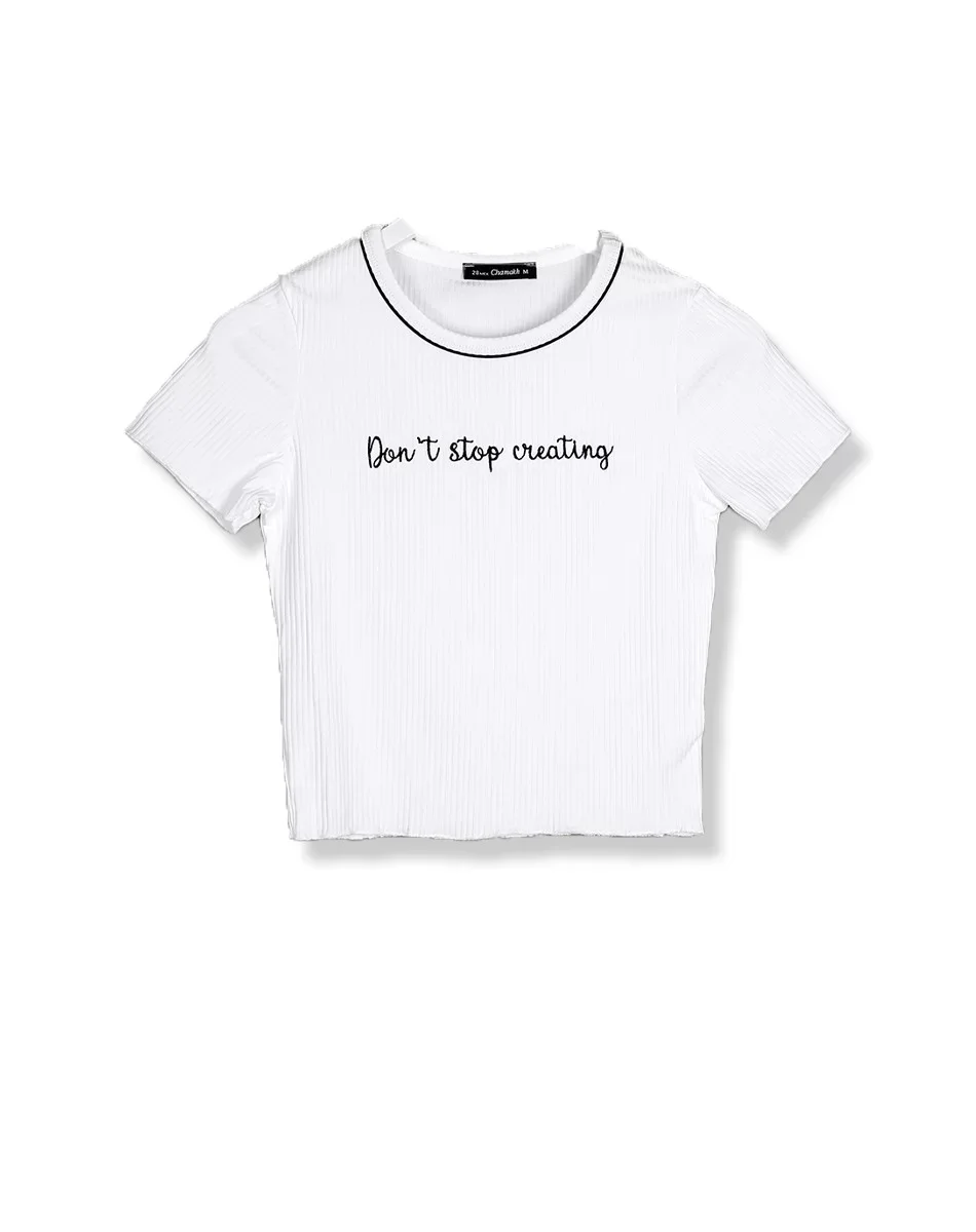 Beyaz Dont Stop Crop