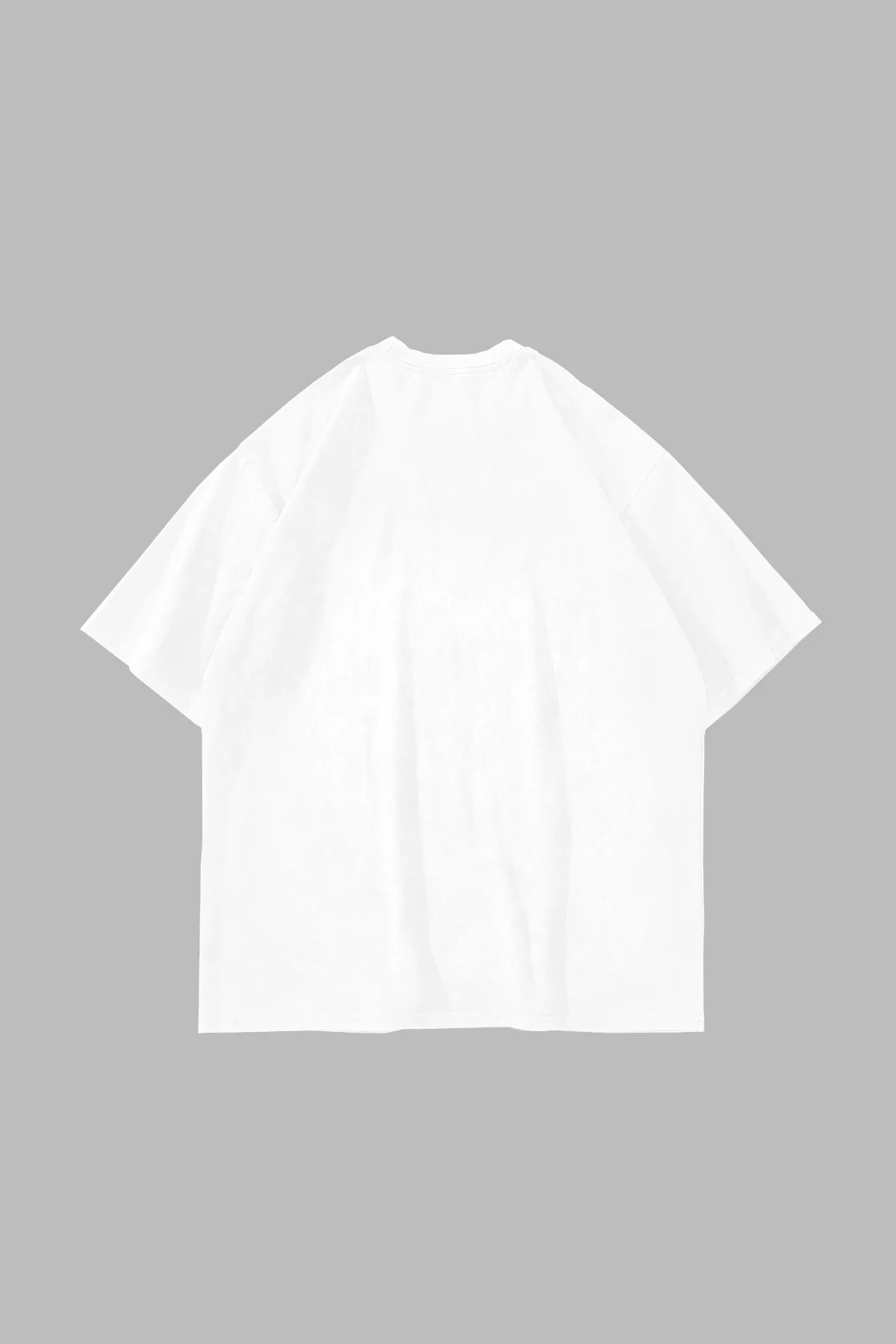 Beyaz Basic Oversize Unisex Tshirt