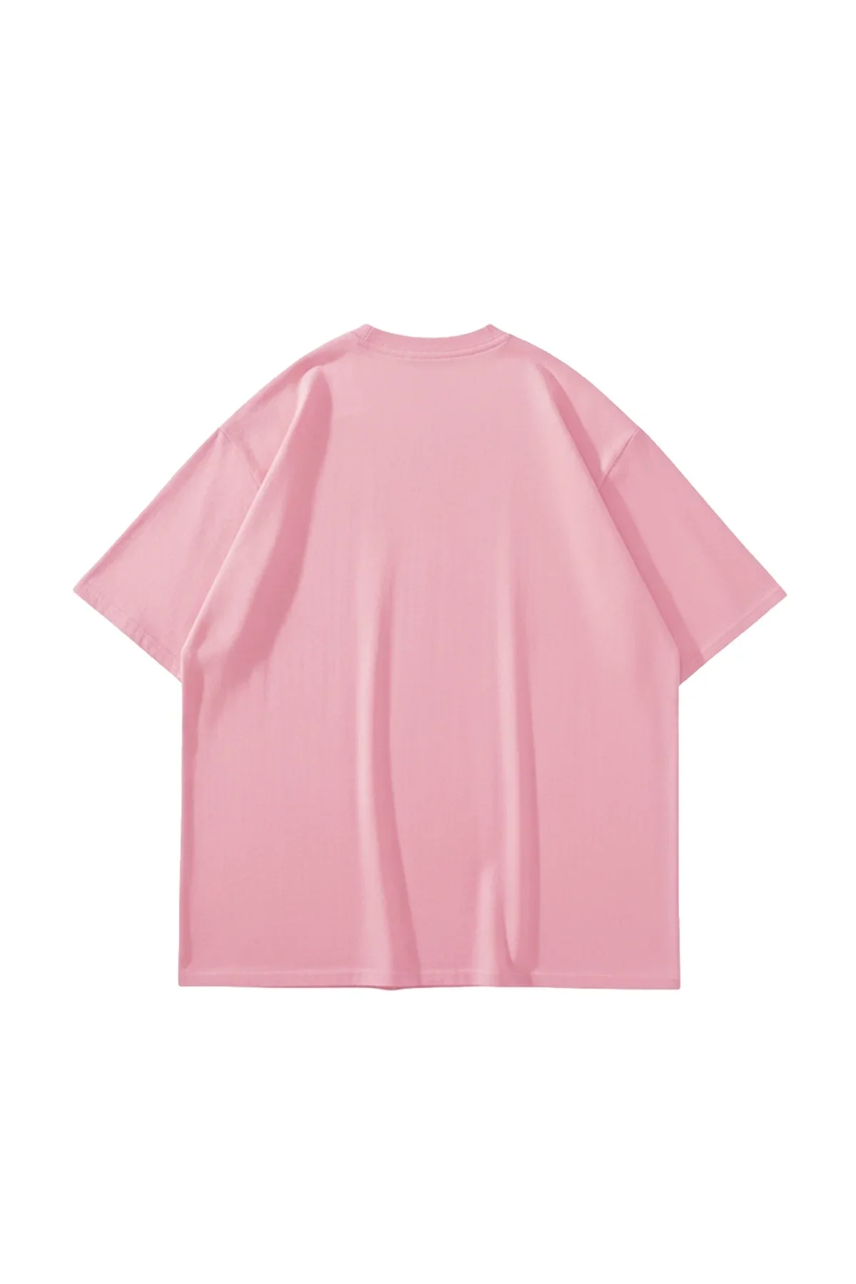 Chill Baskılı Oversize Unisex Pembe Tshirt