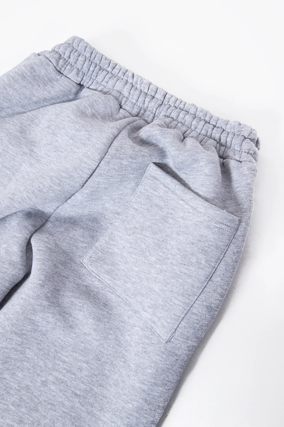 Premium Challenge Your Mind Wide Leg Erkek Gri Eşofman Altı