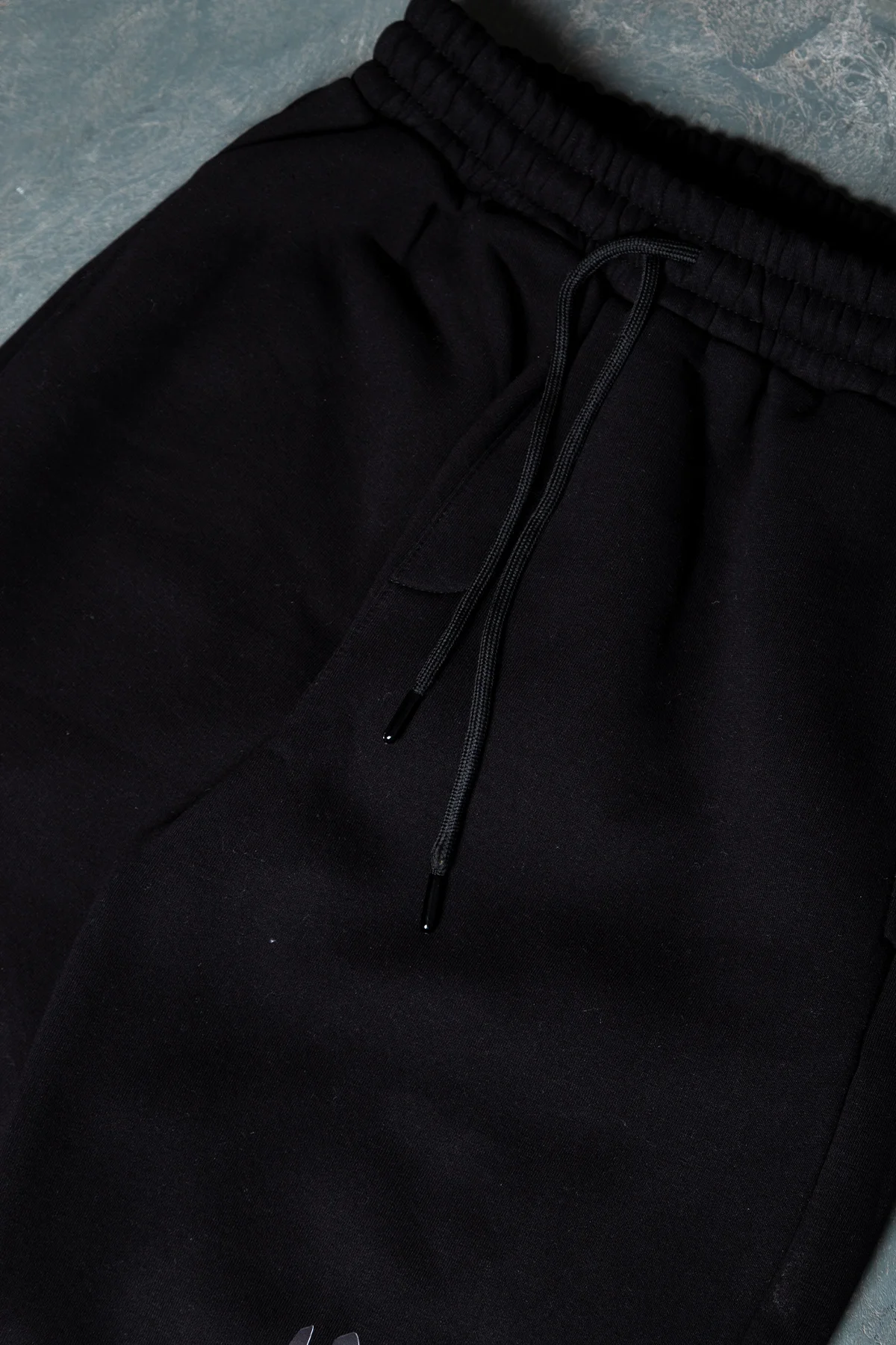 Premium Dragon Wide Leg Erkek Siyah Eşofman Altı